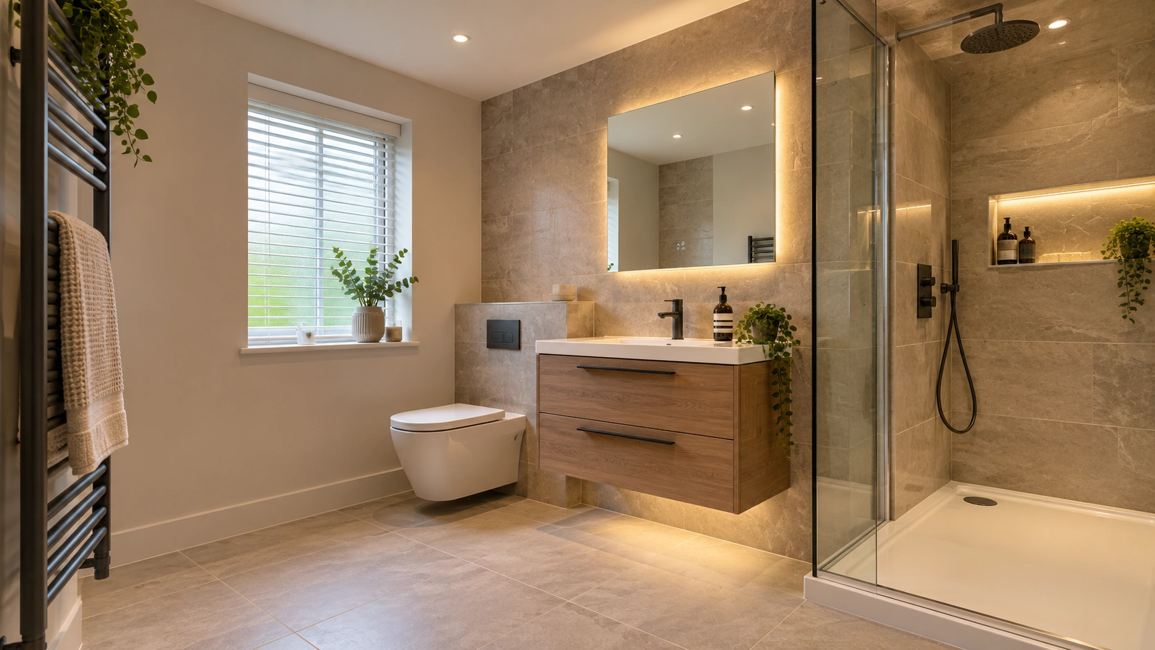 Completed bathroom installation in Leeds